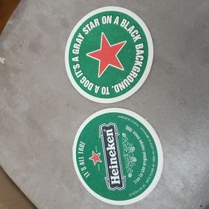 Heineken Coasters qty of 53